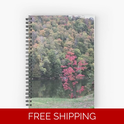 Le Studio Spiral Notebook Lake Perry October 2020 Fall Colors